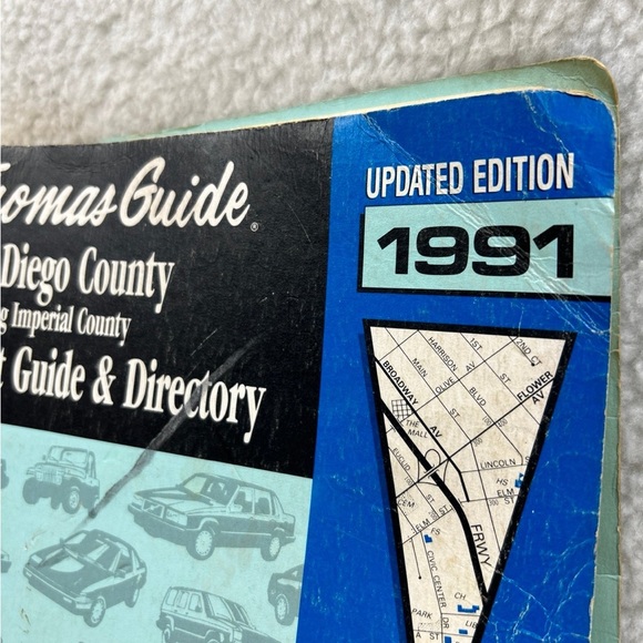 Thomas Guide San Diego Counties 1991 California spiral book - Picture 2 of 12